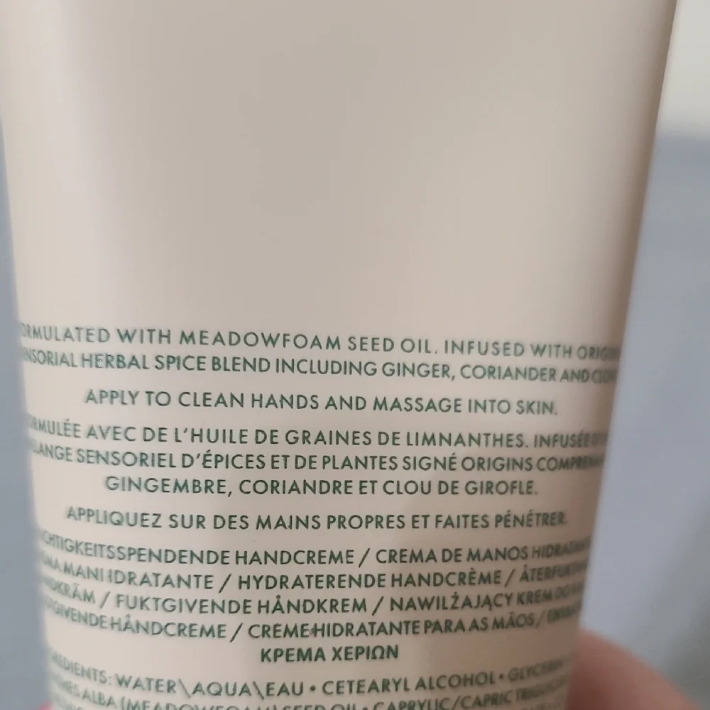 Origins Ginger Moisturizing Hand‎ Cream - 2.5 fl oz NEW without box